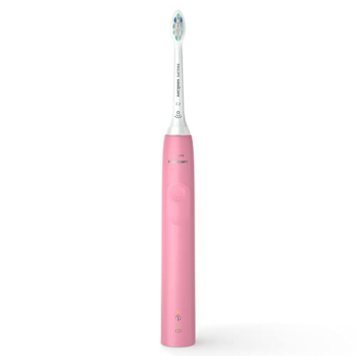 Philips Sonicare 4100 Power Toothbrush, Rechargeable Electric Toothbrush with Pressure Sensor, Deep Pink HX3681/26