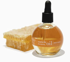 Cuccio Naturale Revitalizing- Hydrating Oil For Repaired Cuticles Overnight - Remedy For Damaged Skin And Thin Nails - Paraben /Cruelty-Free Formula - Milk And Honey - 2.5 Oz