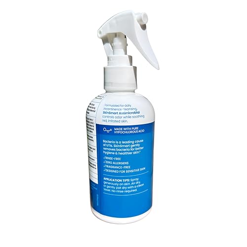 SkinSmart Antimicrobial Perineal Cleanser, Ideal for Incontinence Care and Postpartum, Removes Bacteria, 8 oz Spray