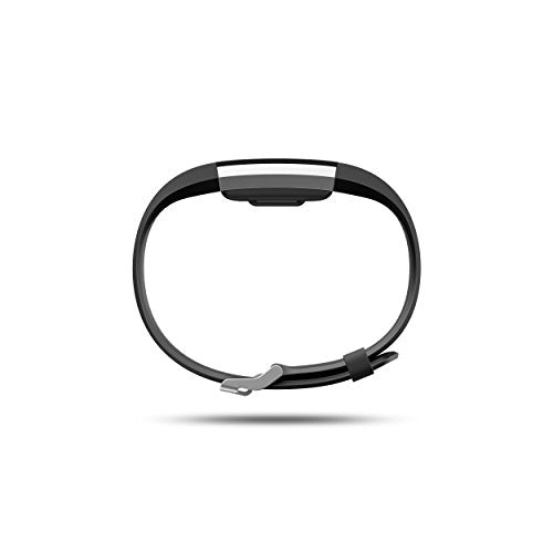 Fitbit Charge 2 Heart Rate + Fitness Wristband, Black, Small (US Version), 1 Count