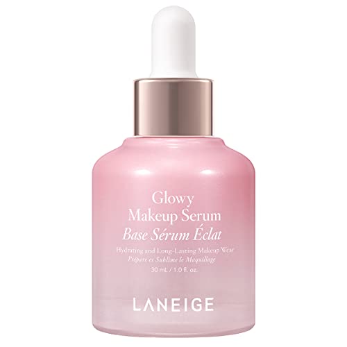 LANEIGE Glowy Makeup Serum: Makeup Primer, Hydrating Face Serum for Visbly Smooth & Glowy Dewy Skin, Highlighting