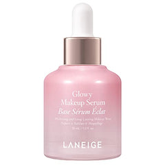 LANEIGE Glowy Makeup Serum: Makeup Primer, Hydrating Face Serum for Visbly Smooth & Glowy Dewy Skin, Highlighting