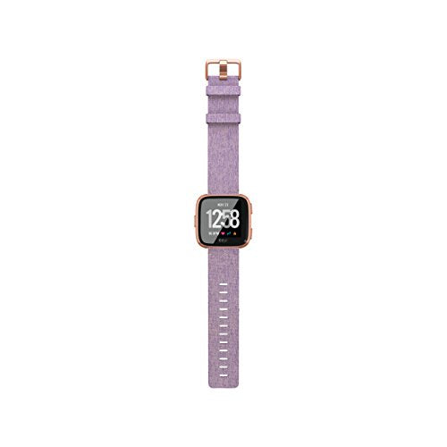 Fitbit Versa Special Edition Smart Watch, Lavender Woven, One Size (S & L Bands Included)