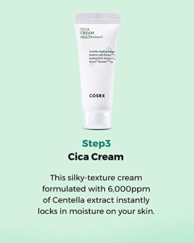 COSRX CICA Relief Kit | Toner, Serum, Cream with Centella Asiatica | Sensitive Skin, Soothing, Moisturizing | Travel Size Set, Gift Set, Korean Skincare, Not Tested on Animals, Paraben Free