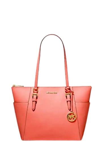 Michael Kors Charlotte Large Top Zip Tote, Tea Rose