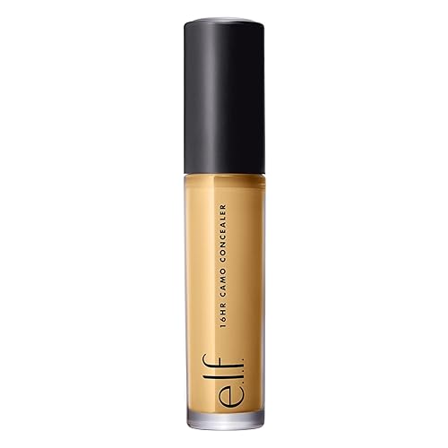 e.l.f. 16HR Camo Concealer, Full Coverage, Highly Pigmented Concealer With A Matte Finish, Crease-proof, Vegan & Cruelty-Free, Medium Sand, 0.2 Fl Oz