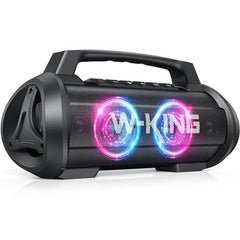 W-KING Bluetooth Speaker Wireless,120W Peak 70W RMS Portable Speakers Bluetooth Loud Party Large Outdoor Waterproof Bluetooth Speaker with Subwoofer/Bass Boost/DSP/Stereo Pairing/42H/Powerbank/MIC in