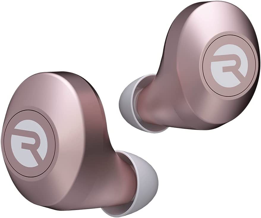 Raycon The Everyday Bluetooth Wireless Earbuds with Microphone- Stereo Sound in-Ear Bluetooth Headset True Wireless Earbuds 32 Hours Playtime (Matte Rose Gold)