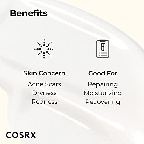 COSRX Snail Mucin 92% Moisturizer, Daily Repair Face Gel Cream Tube Type for Dry, Sensitive Skin, Not Tested on Animals, No Parabens, No Sulfates, No Phthalates, Korean Skincare (3.52Fl Oz / 100g)