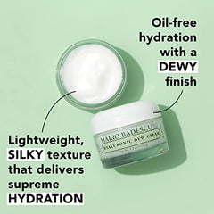 Mario Badescu Oil Free Hyaluronic Dew Cream | Hydrating Face Cream Formulated with Squalane for a Dewy Glow | 1.5 Oz