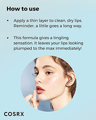 COSRX Lip Care Balm for Dry Chapped Lips, Enriched with Shea Butter, Sleeping Mask, Korean Skincare, Animal Testing-Free, Artificial Fragrance-Free, Parabens-Free (Lip Plumper)