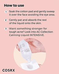 COSRX Acne Calming Liquid Mild, 4.22 fl.oz / 125ml | Alcohol Free Gentle Toner | Korean Skincare, Animal Testing Free, Paraben Free