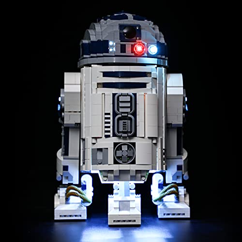 BRIKSMAX Led Lighting Kit for R2-D2 - Compatible with Lego 75308 Building Blocks Model- Not Include The Lego Set