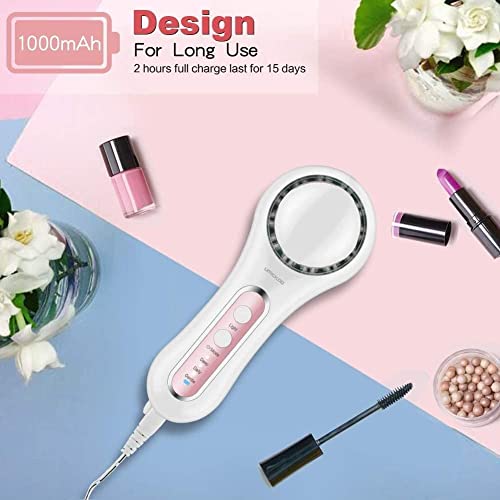 UMICKOO Face Scrubber Exfoliator,Facial Cleansing Brush Rechargeable IPX7 Waterproof with 5 Brush Heads,Electric Face Spin Brush for Exfoliating, Massaging and Deep Cleansing