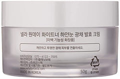 Nella Whitening and Brightening Tone-Up Cream, Fermented Natural Ingredients, Korean Beauty, 50 ml