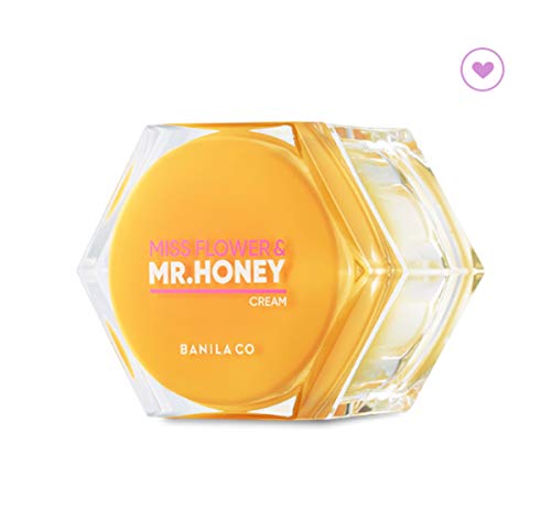 BANILA CO - Miss Flower & Mr Honey Propolis Extract Cream Moisturizing Facial Cream with Honey and Yellow Flower Complex - Luxurious Cream for Dry Skin (70 ml / 2.36 oz)