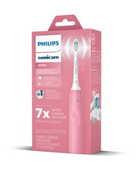 Philips Sonicare 4100 Power Toothbrush, Rechargeable Electric Toothbrush with Pressure Sensor, Deep Pink HX3681/26