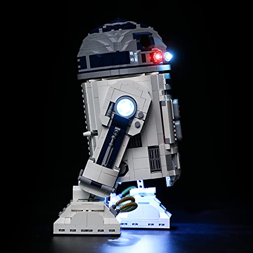 BRIKSMAX Led Lighting Kit for R2-D2 - Compatible with Lego 75308 Building Blocks Model- Not Include The Lego Set