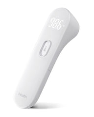 iHealth No-Touch Forehead Thermometer, Infrared Digital Thermometer for Adults and Kids, Touchless Baby Thermometer, 3 Ultra-Sensitive Sensors, Large LED Digits, Quiet Vibration Feedback, Non Contact