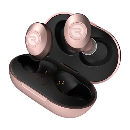 Raycon The Everyday Bluetooth Wireless Earbuds with Microphone- Stereo Sound in-Ear Bluetooth Headset True Wireless Earbuds 32 Hours Playtime (Matte Rose Gold)