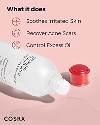 COSRX Acne Calming Liquid Mild, 4.22 fl.oz / 125ml | Alcohol Free Gentle Toner | Korean Skincare, Animal Testing Free, Paraben Free