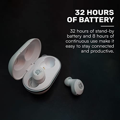 Raycon The Everyday Bluetooth Wireless Earbuds with Microphone- Stereo Sound in-Ear Bluetooth Headset True Wireless Earbuds 32 Hours Playtime (Matte Rose Gold)