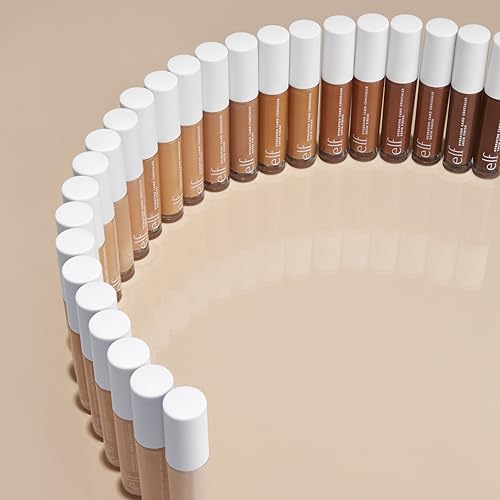 e.l.f, Hydrating Camo Concealer, Lightweight, Full Coverage, Long Lasting, Conceals, Corrects, Covers, Hydrates, Highlights, Deep Caramel, Satin Finish, 25 Shades, All-Day Wear, 0.20 Fl Oz