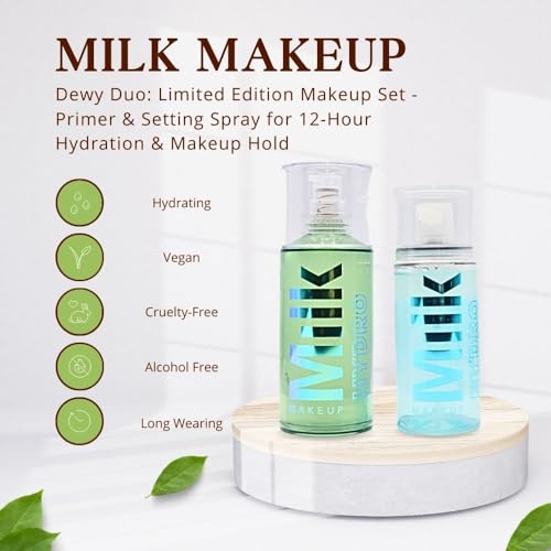 MILK MAKEUP Hydro Grip Primer + Dewy Setting Spray Makeup Set