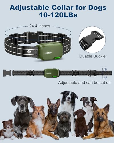 Dog Shock Collar - 3300FT Dog Training Collar with Remote Innovative IPX7 Waterproof with 4 Training Modes, Rechargeable E-Collar for All Breeds