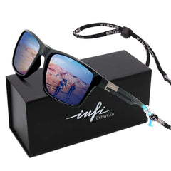 INFI Fishing Polarized Sunglasses for Men Driving Running Golf Sports Glasses Square UV Protection Designer Style Unisex