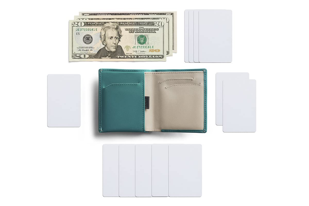 Bellroy Slim Sleeve (Slim Leather Bifold Wallet) - Teal