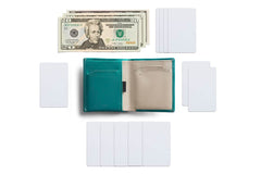 Bellroy Slim Sleeve (Slim Leather Bifold Wallet) - Teal