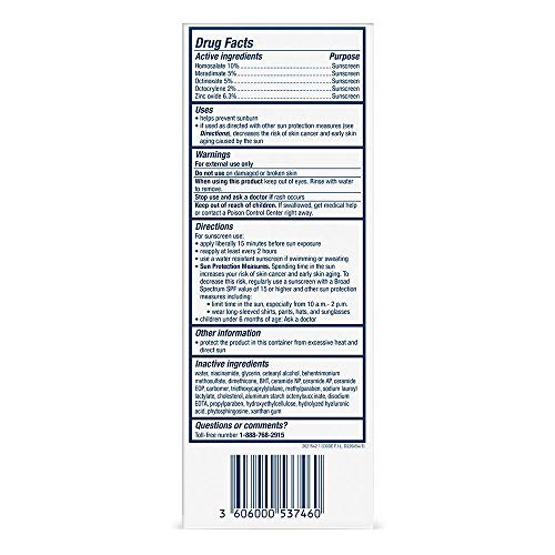 CeraVe AM Facial Moisturizing Lotion with SPF 30 | Oil-Free Face Moisturizer with SPF | Formulated with Hyaluronic Acid, Niacinamide & Ceramides | Non-Comedogenic | Broad Spectrum Sunscreen | 3 Ounce