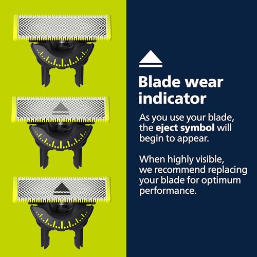 Philips Norelco Genuine OneBlade 360 Blade Replacement Blades New Version, 2 Count, QP420/80 (Replaces version QP220/80)