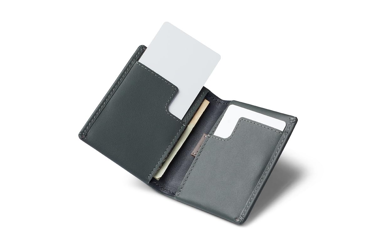 Bellroy Slim Sleeve, slim leather wallet (Max. 8 cards and bills) - Everglade