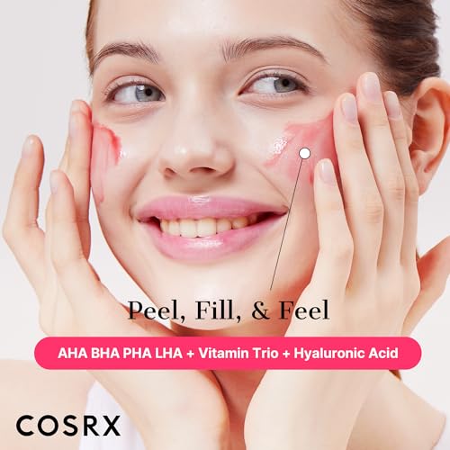 COSRX AHA BHA PHA LHA 35% Peel 1.01 fl. oz / 30 ml, Chemical Exfoliating Peeling Gel for Dull, Rough, Oily Skin with Clogged Pored & Dead Skin Cells, Highly Concentrated, Korean Skincare, Paraben Free