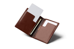 Bellroy Slim Sleeve (Slim Bifold Leather Wallet) - Charcoal - Cocoa Java