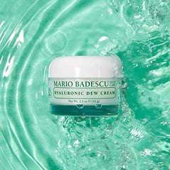 Mario Badescu Oil Free Hyaluronic Dew Cream | Hydrating Face Cream Formulated with Squalane for a Dewy Glow | 1.5 Oz