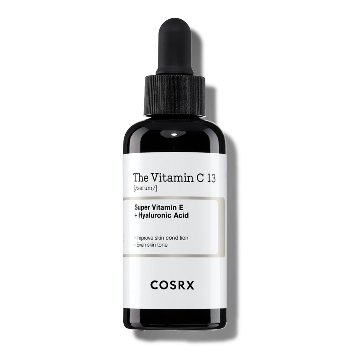 COSRX Pure Vitamin C 13% Serum with Vitamin E & Hyaluronic Acid, Brightening & Hydrating Facial Serum for Dark Spots, Fine Lines, Uneven Skin tone, 0.67fl.oz/20ml, Animal Testing-Free, Korean Skincare