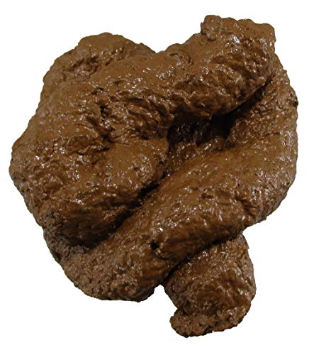 Nicky Bigs Novelties Deluxe Fake Dog Poop Crap Pile - Realistic Fake Poop - Adult Gags April Fools Day Prank Jokes Novelty Gifts, Brown