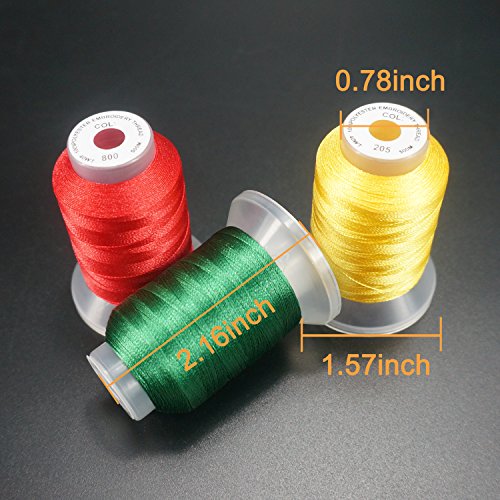 New brothread 40 Brother Colors Polyester Embroidery Machine Thread Kit 500M (550Y) Each Spool for Brother Babylock Janome Singer Pfaff Husqvarna Bernina Sewing Machines