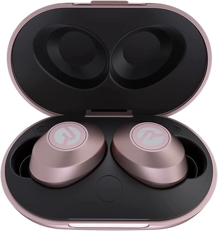 Raycon The Everyday Bluetooth Wireless Earbuds with Microphone- Stereo Sound in-Ear Bluetooth Headset True Wireless Earbuds 32 Hours Playtime (Matte Rose Gold)