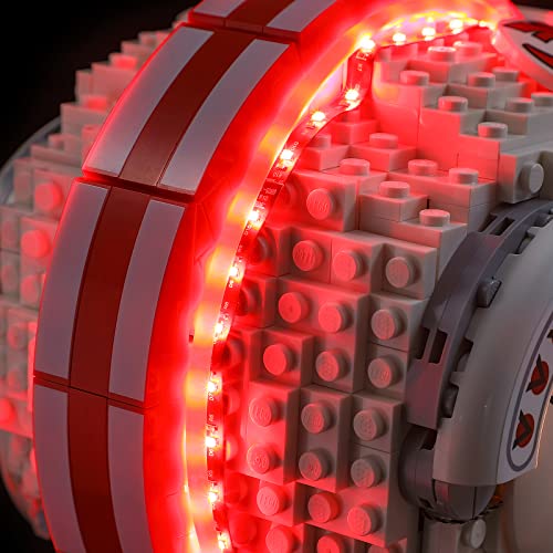 BRIKSMAX Led Lighting Kit for Star Wars Luke Skywalker(Red Five) Helmet - Compatible with Lego 75327 Building Blocks Model- Not Include The Lego Set