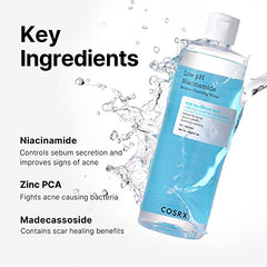 COSRX Low pH Niacinamide Micellar Cleansing Water (13.52fl.oz/400ml)