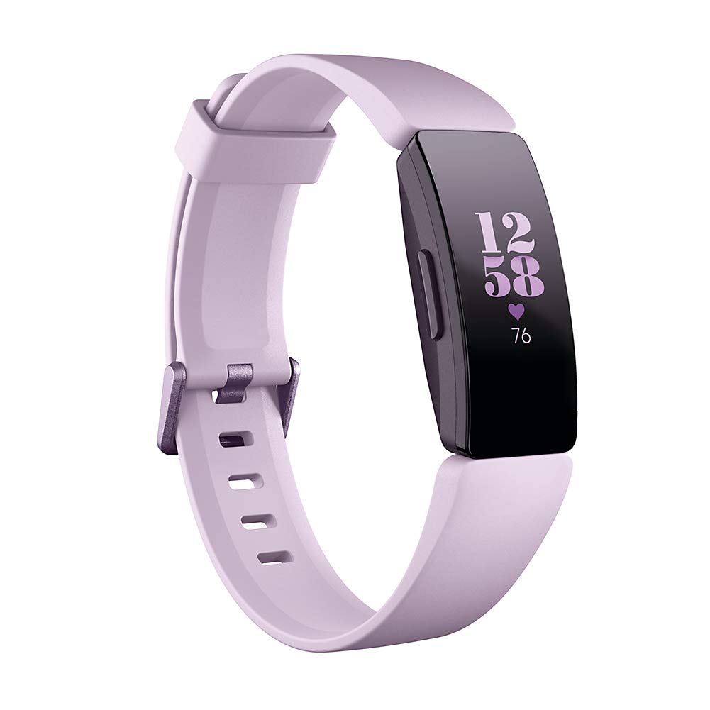 Fitbit Inspire HR Heart Rate and Fitness Tracker, One Size (S and L Bands Included), 1 Count