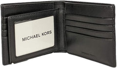 Michael Kors Men's Cooper Billfold with Passcase Wallet (Black)