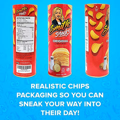 Laughing Smith Snake in a Can Prank - Smith's Snacks Potato Chip - Hilarious Gag Can Pranks for Ages 14 Above - Snake Can Surprise! - Silly Gifts, Scary, Gag Gifts, Gags & Practical Joke