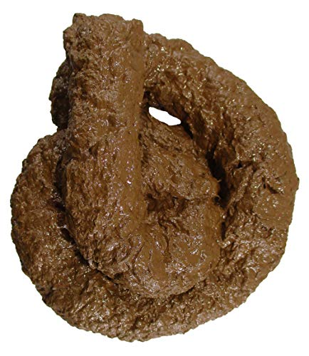 Nicky Bigs Novelties Deluxe Fake Dog Poop Crap Pile - Realistic Fake Poop - Adult Gags April Fools Day Prank Jokes Novelty Gifts, Brown