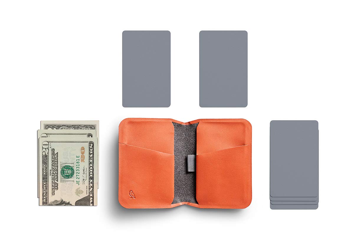 Bellroy Apex Slim Sleeve (Slim Bifold Leather Wallet, RFID Protected) - Indigo