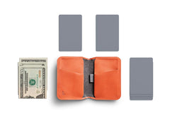 Bellroy Apex Slim Sleeve (Slim Bifold Leather Wallet, RFID Protected) - Indigo